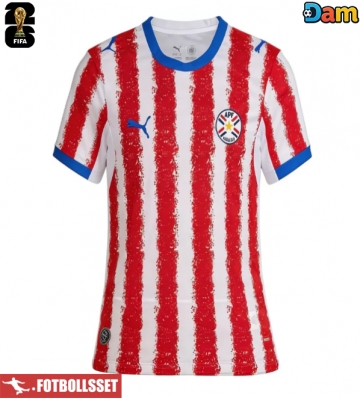 Paraguay Hemmatröja Dam VM 2026 Kortärmad